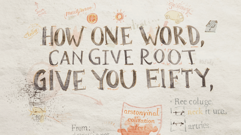 How One Word Can Give You Fifty — Learning Root Words With AI