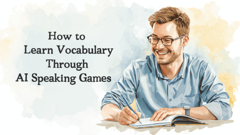 How to Learn Vocabulary Through AI Speaking Games