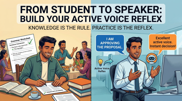 How to Learn Active and Passive Voice grammar Using AI